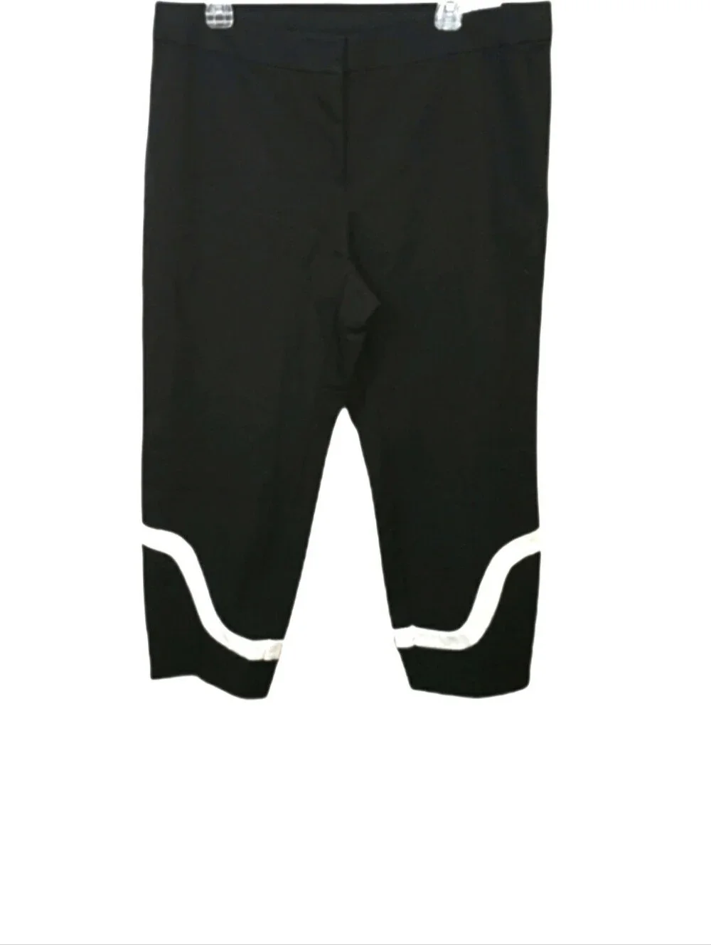Alfani Black and White Skinny Leg Comfort Waist Ankle Pants Size 16W NWT